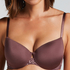 Lea Padded Underwired Bra, Brown