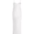 Slipdress Long Satin, White