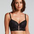 Vera Padded Longline Underwired Bra, Black