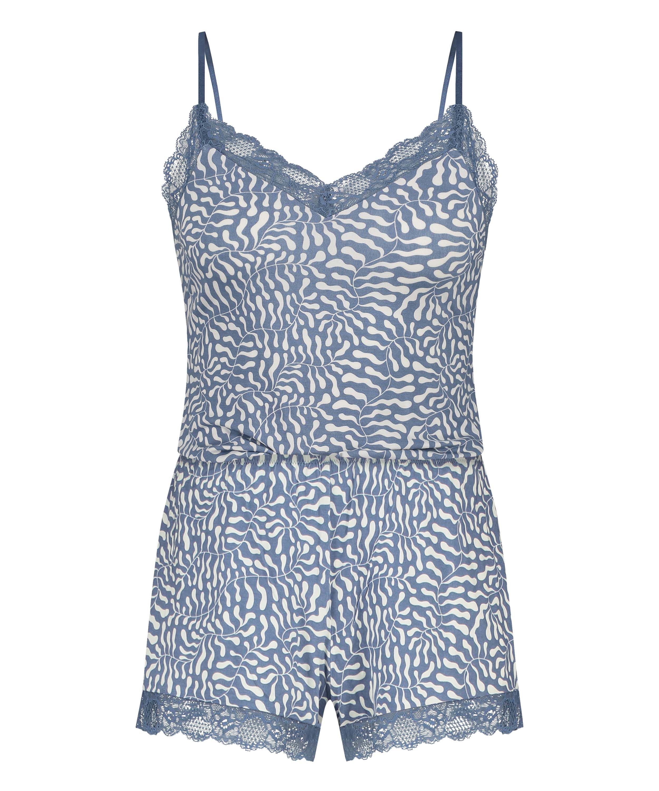 Cami Short Pyjama Set, Blue