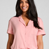 Essential Jersey Short-Sleeved Jacket, Pink