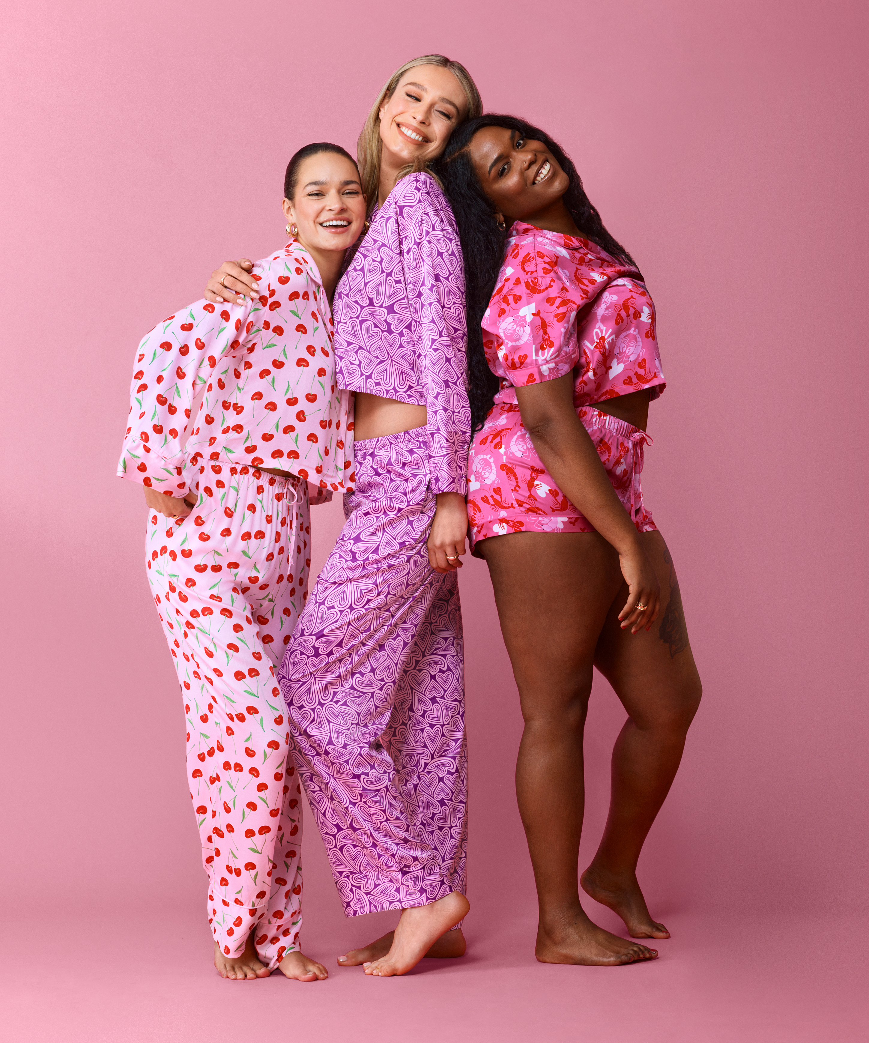 Satin Trousers, Purple, main