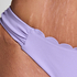 Scallop Rio Bikini Bottoms, Purple