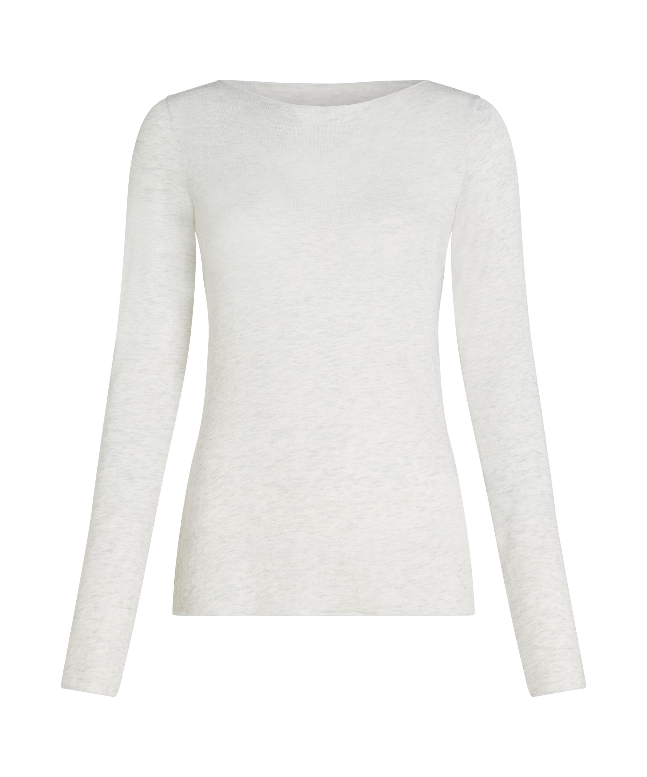 super soft Boatneck shirt with Cashmere, Gray