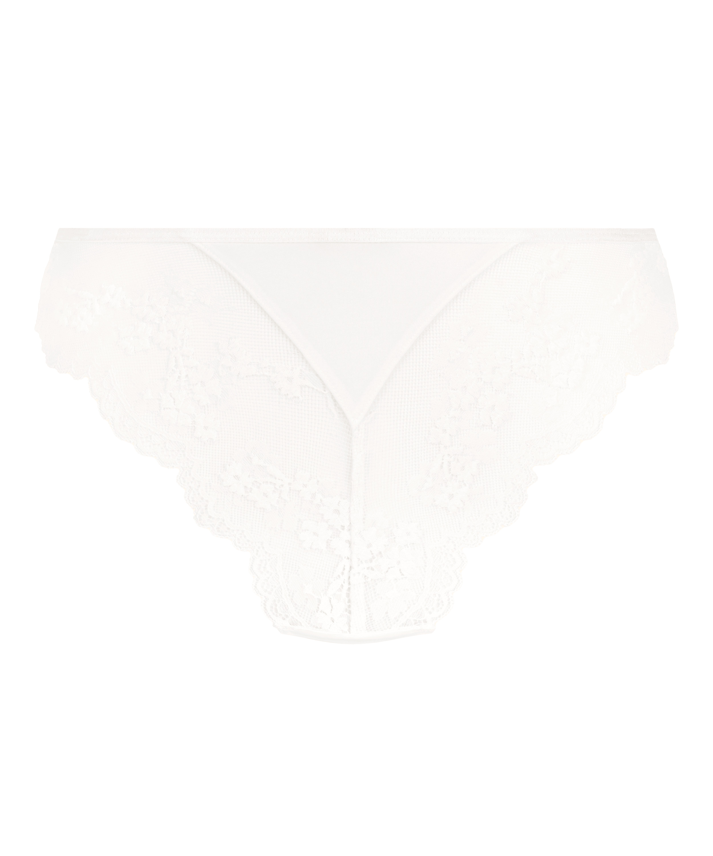 Caro Highleg Brazilian, White, main