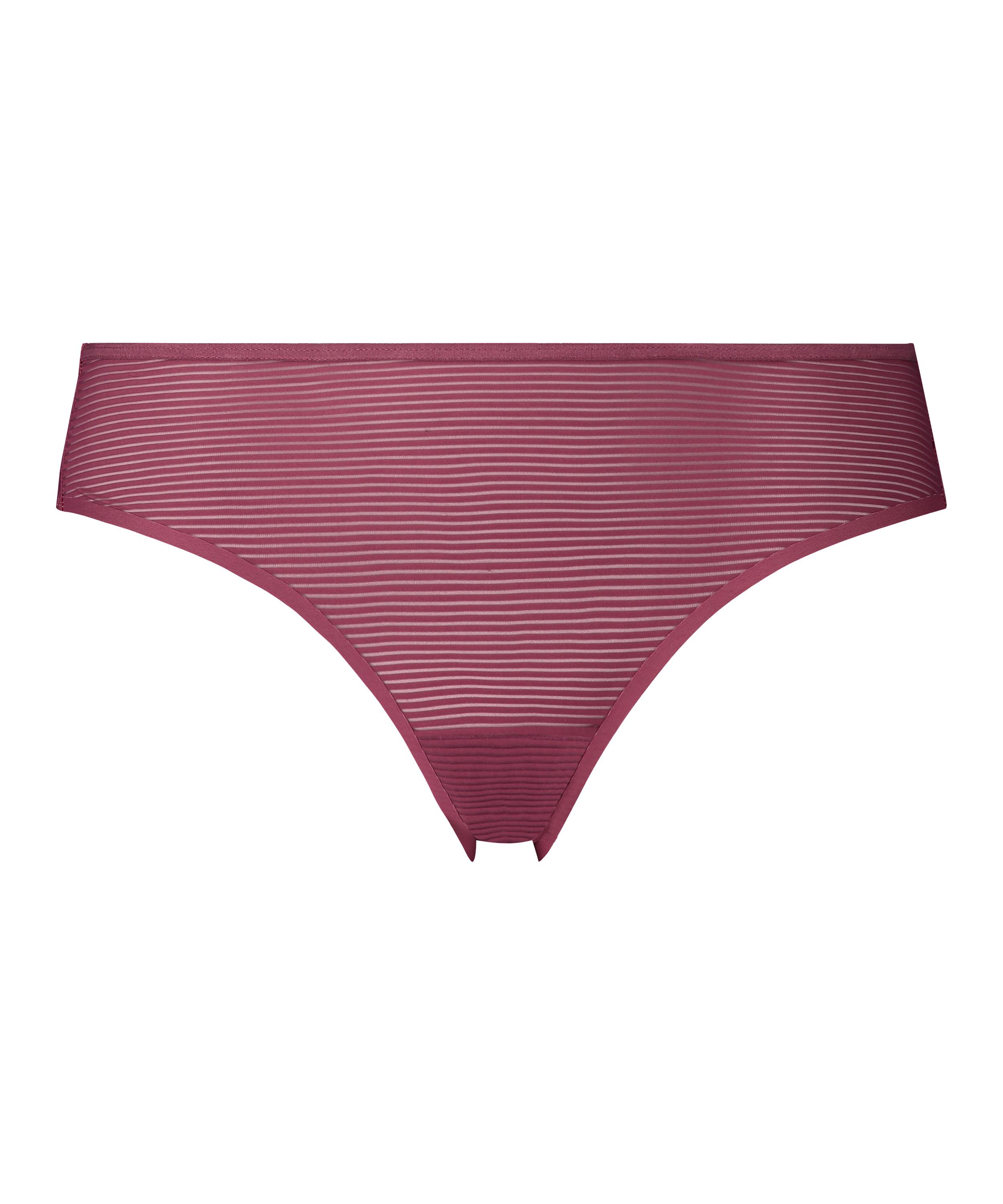 Invisible Brazilian Stripe mesh, Red, main