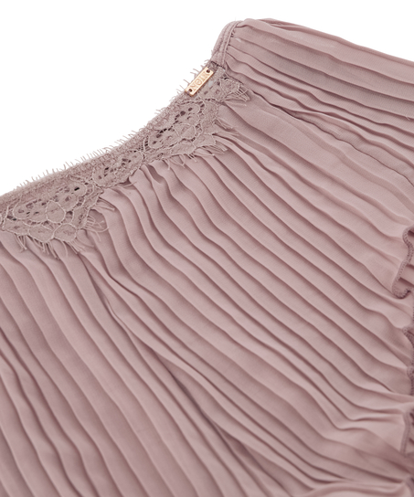 Chiffon Plisse Cami Set, Purple