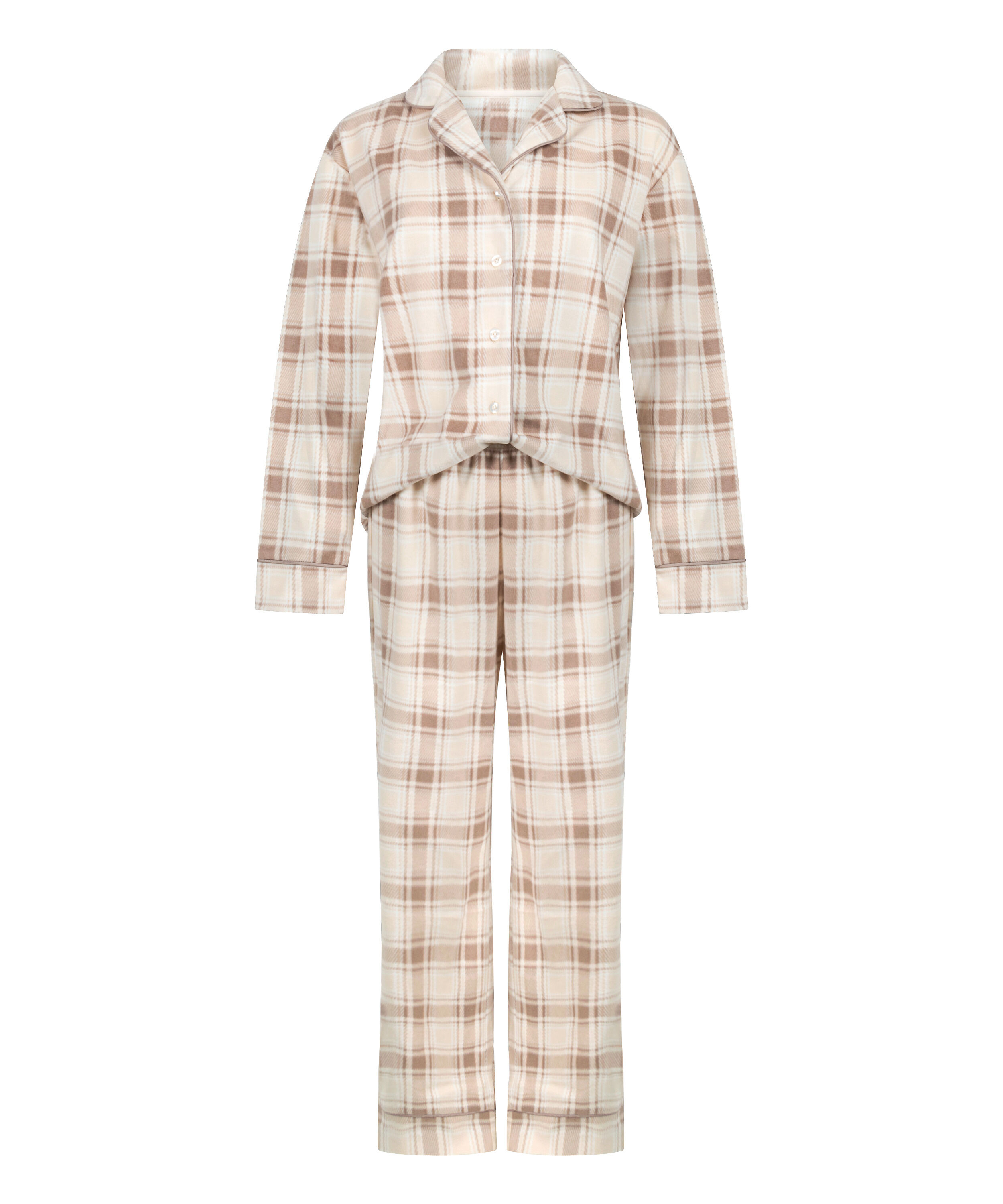 Pyjamaset Polar Fleece, White
