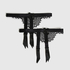 Suspender Cuffs, Black