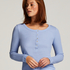 Long-Sleeved Pyjama Top, Blue
