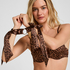Satin Wrist Ties, Brown