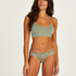 Rose seamless bralette, Green