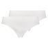 2 Cotton Briefs Kim, White