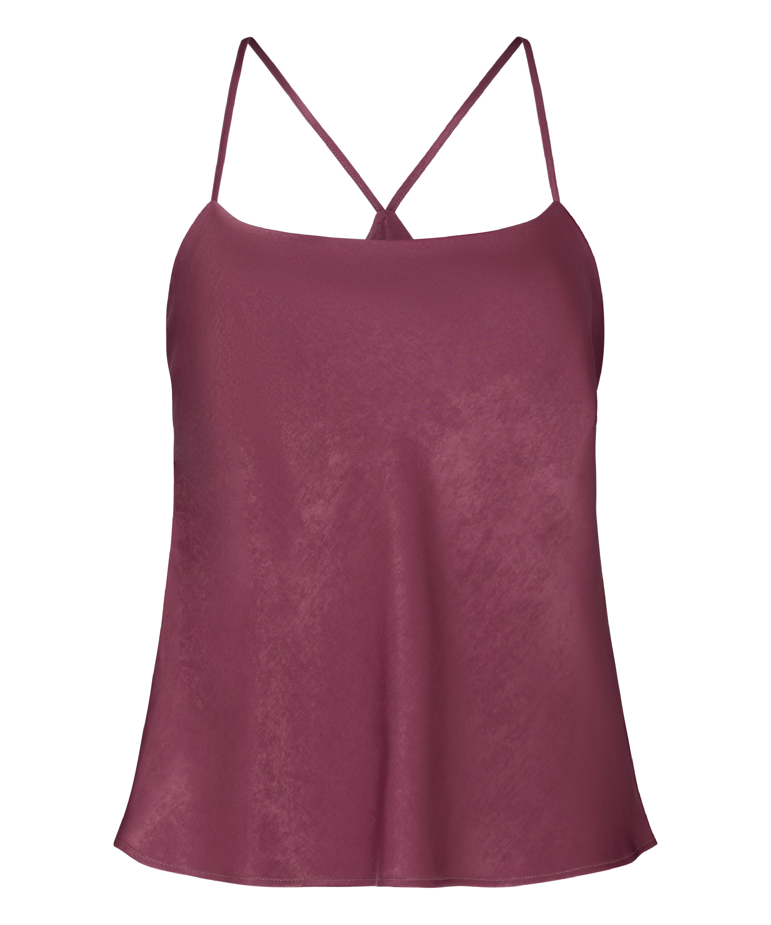 Ayla Satin Cami Top, Purple