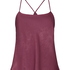 Ayla Satin Cami Top, Purple