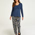 Nursing pyjama set, Blue