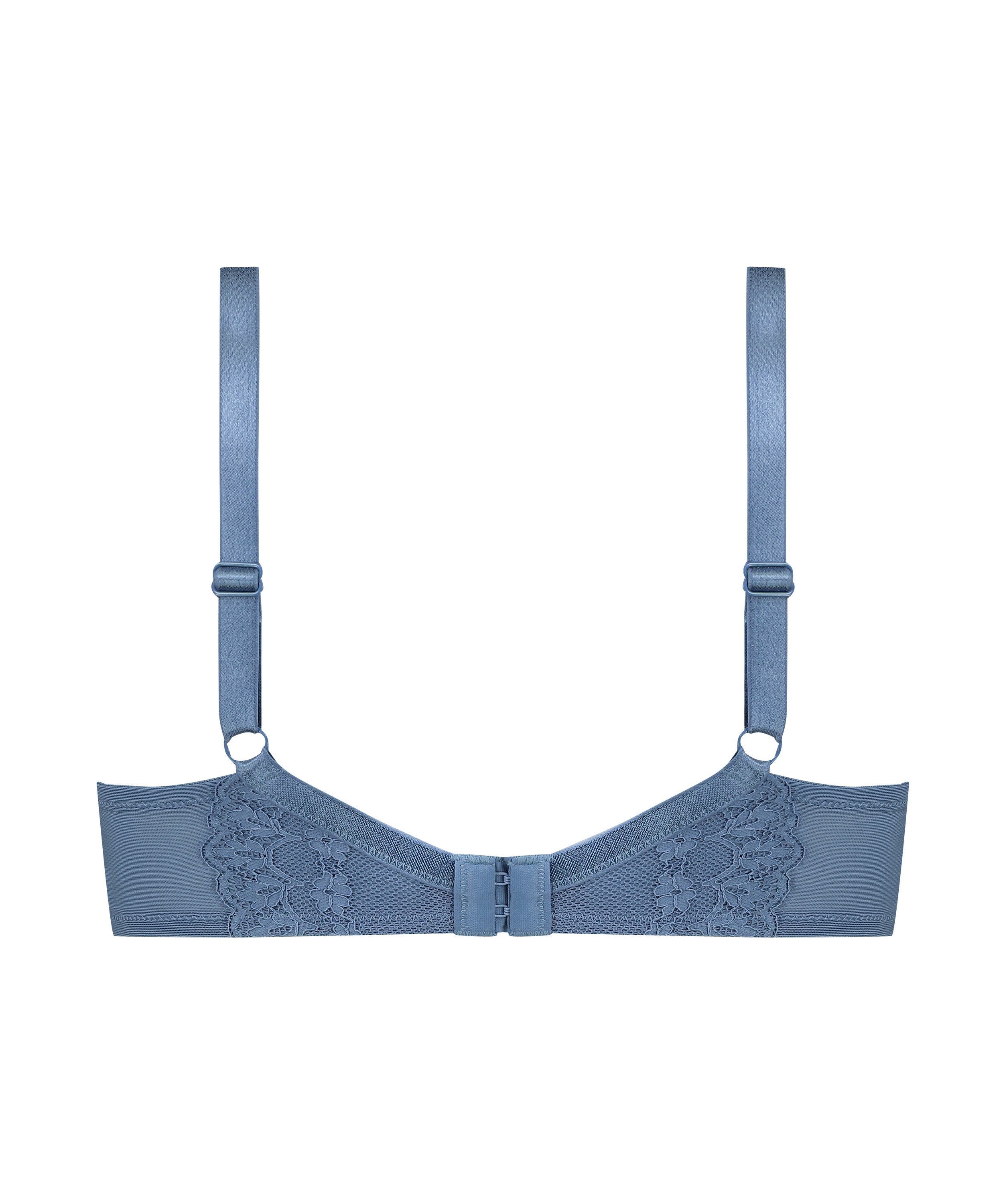 Daisy Non-Padded Underwired Bra, Blue, main