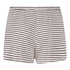 Pyjama Shorts Striped Jersey, White