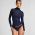 super soft Turtleneck Shirt with Cashmere, Blue