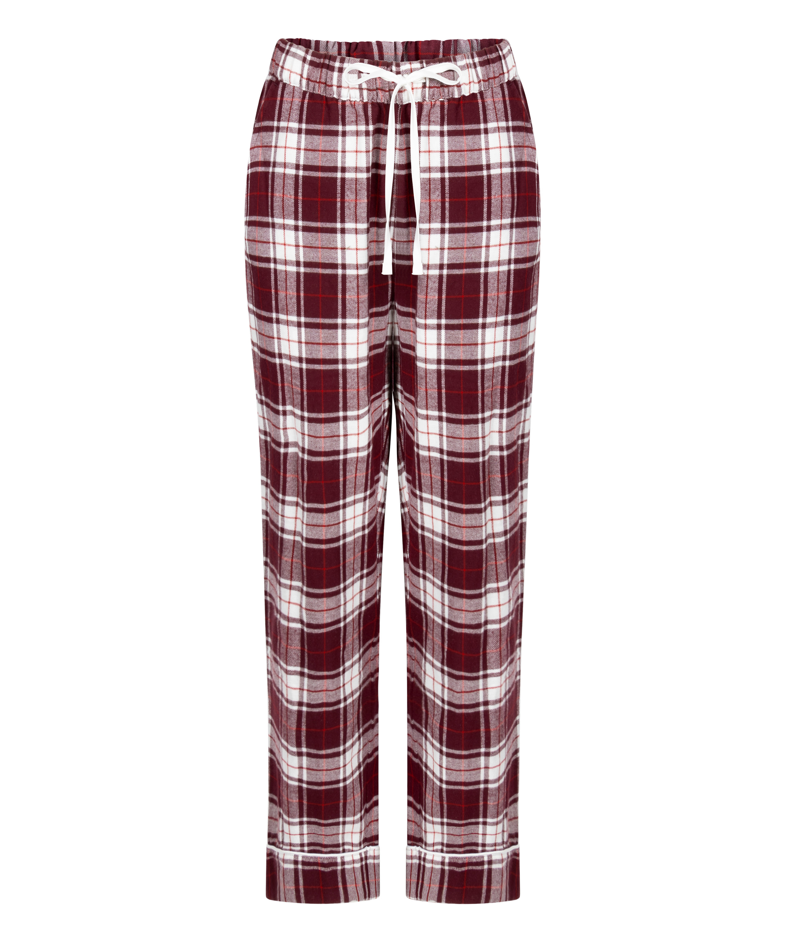 Petite Flannel Pyjama Pants, Purple, main