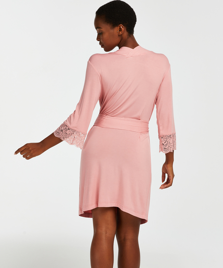 Vera Lace Kimono, Pink