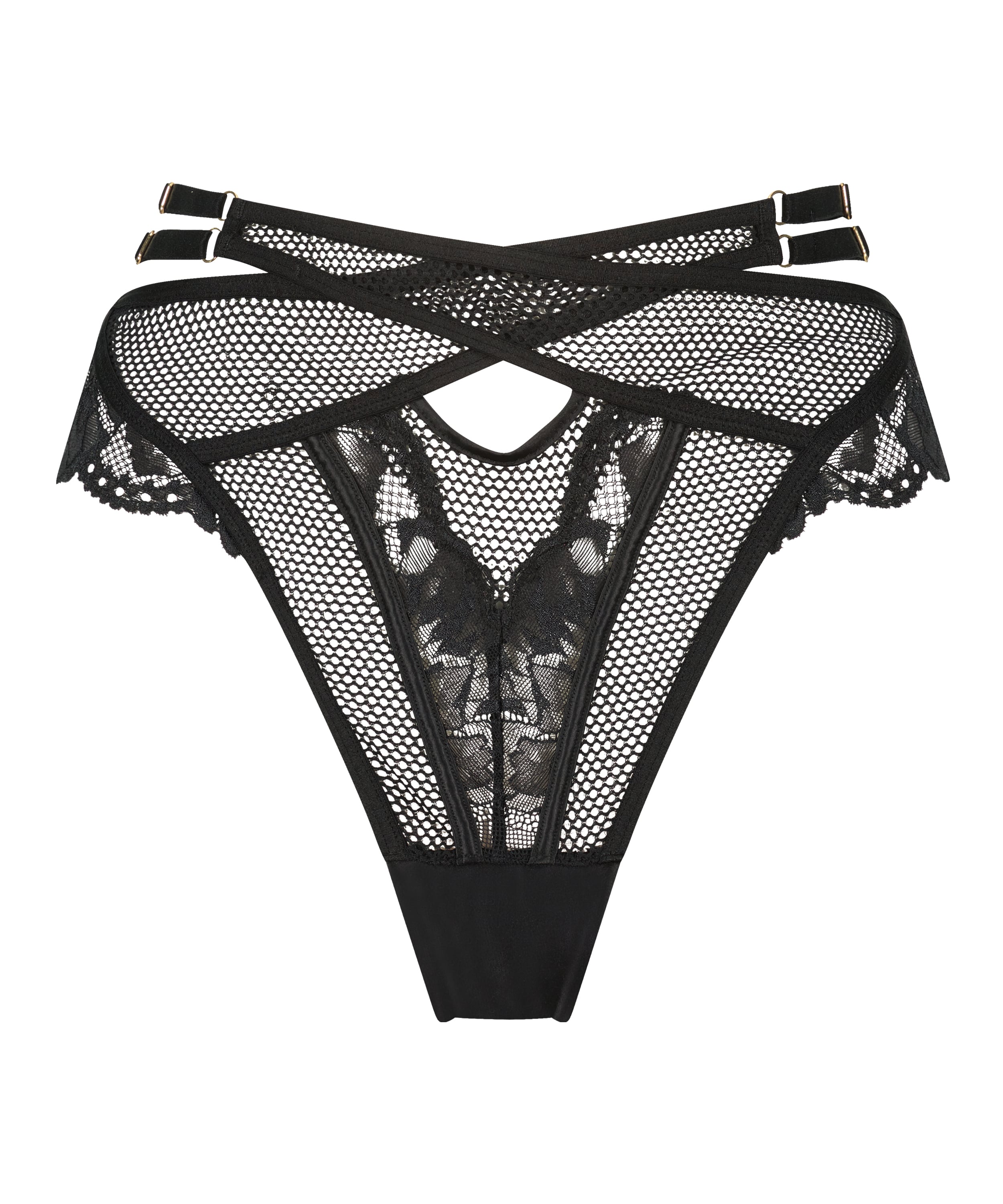 Pleasure High Thong, Black, main