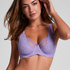 Posie Non-Padded Underwired Bra, Purple