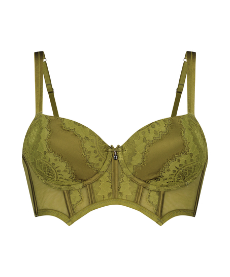 Tagged by Savage Unlined Bra in Green