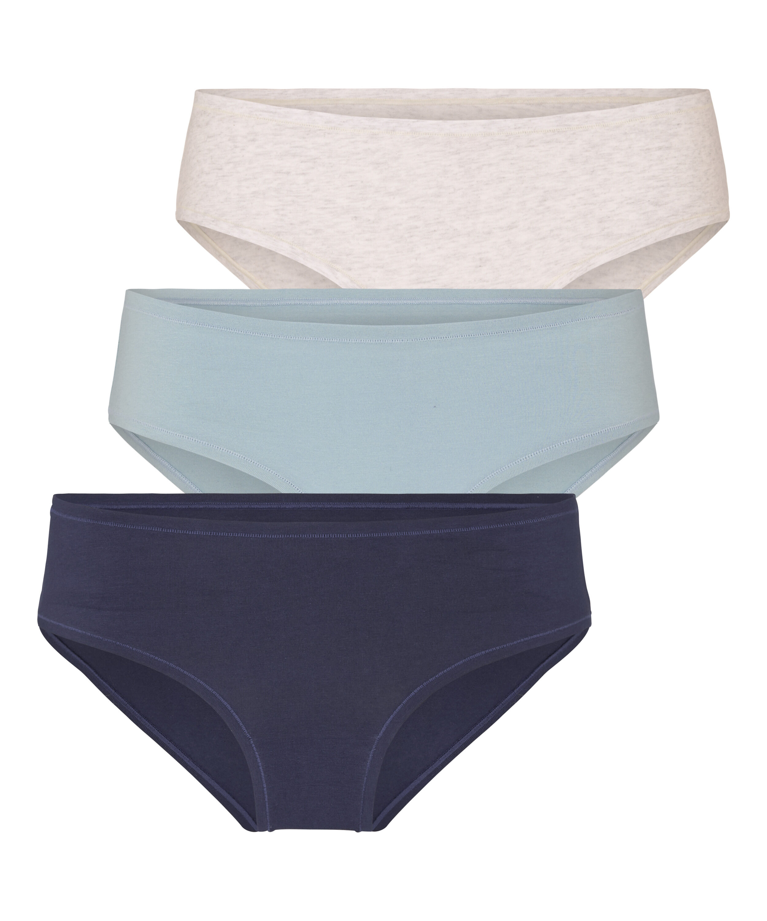 Multipack Cotton Short, Blue