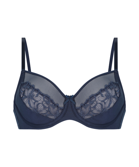 Margot Non-Padded Underwired Bra, Blue