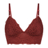 Marine Triagnle Bralette, Red