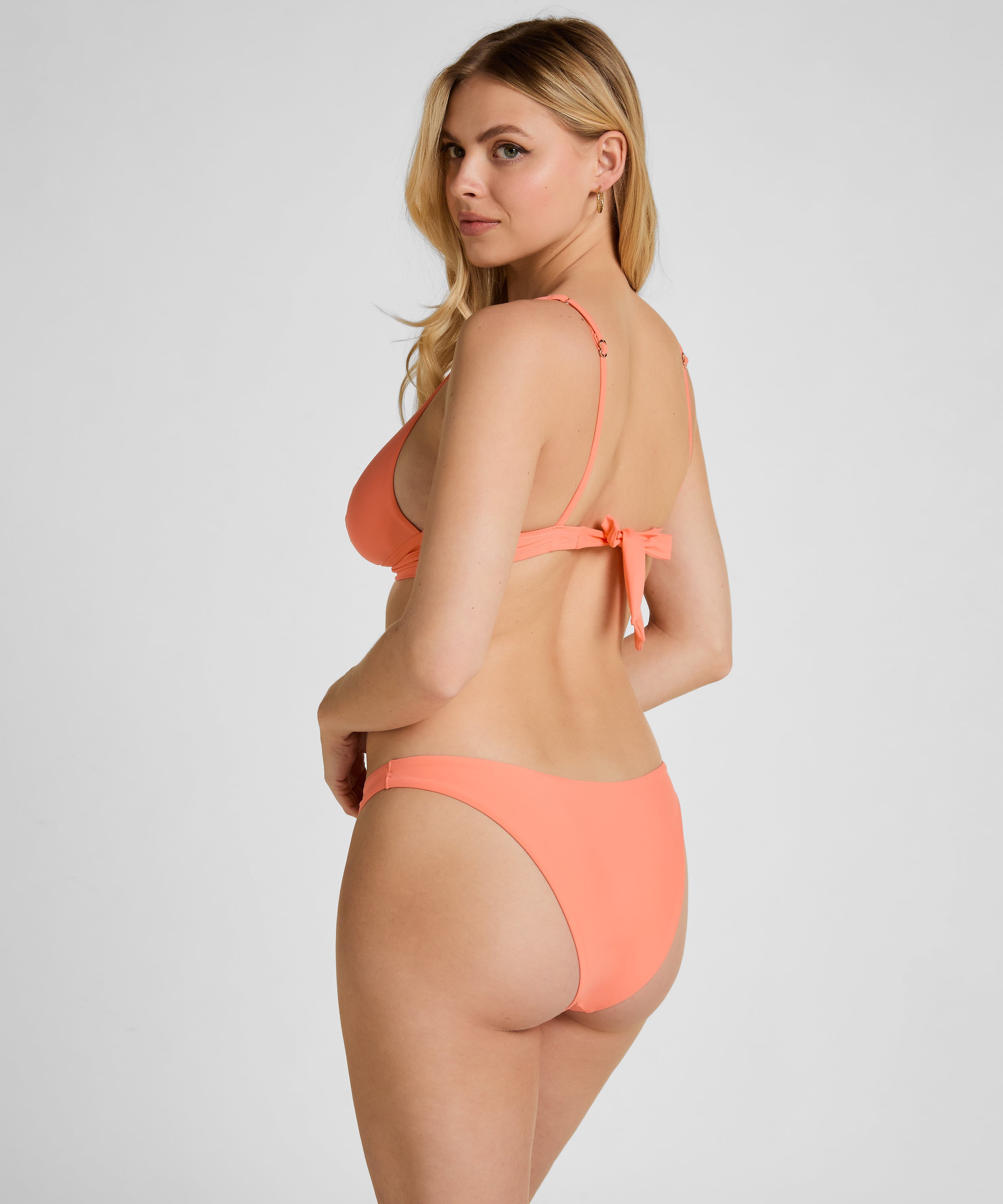 Highleg Bikini Bottom Luxe, Orange, main