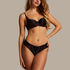 Silke Padded Underwired Bra, Black