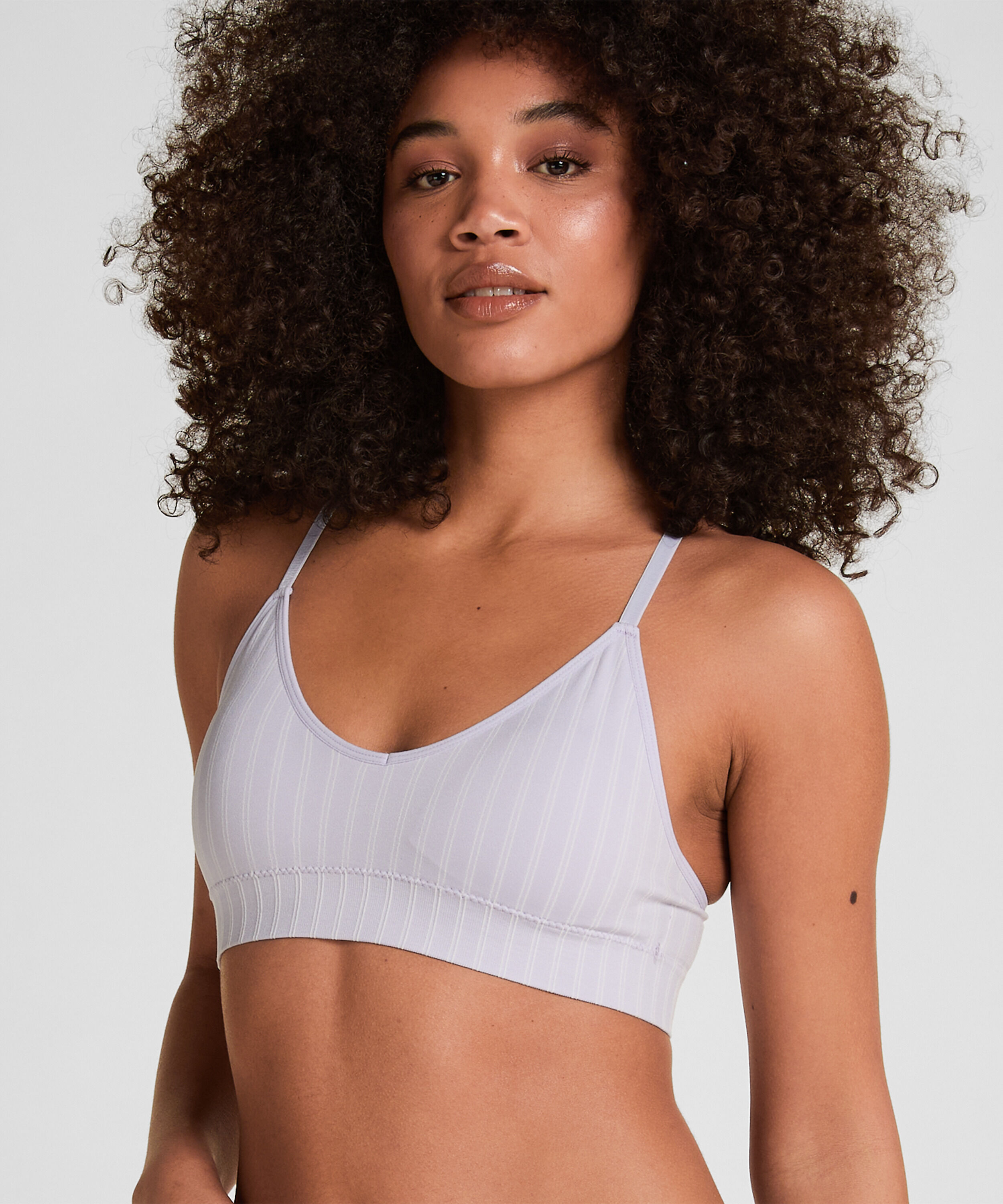 Dide Triangle Bralette, Purple