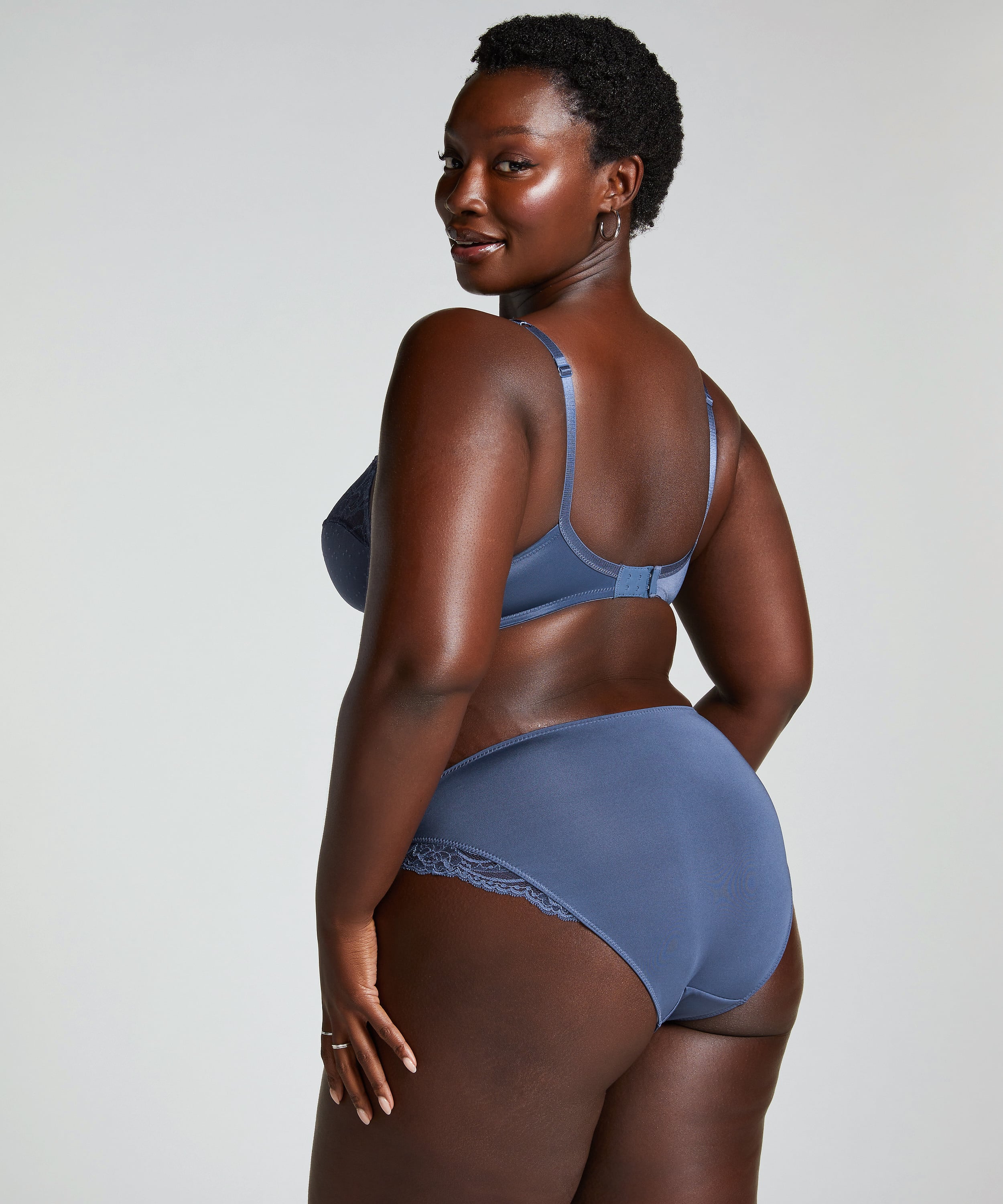 Sophie Non-Padded Underwired Bra, Blue, main