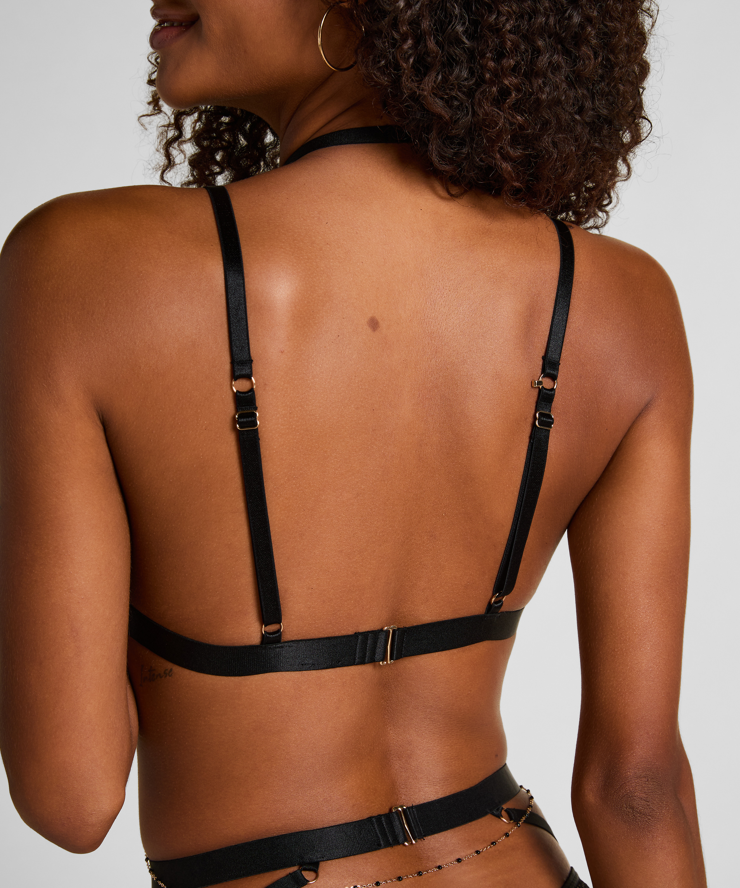 Applique Harness, Black, main