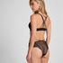 Sabrina Padded Underwired Push-Up Bra, Black