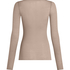 super soft Boatneck Shirt with Cashmere, Gray