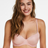 Angie Padded Underwired Bra, Pink