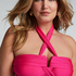 Naples Bikini Crop Top, Pink