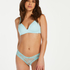 V-shaped Brazilian knickers mesh, Blue
