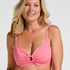 Luxe Non-Padded Underwired Bikini Top, Pink