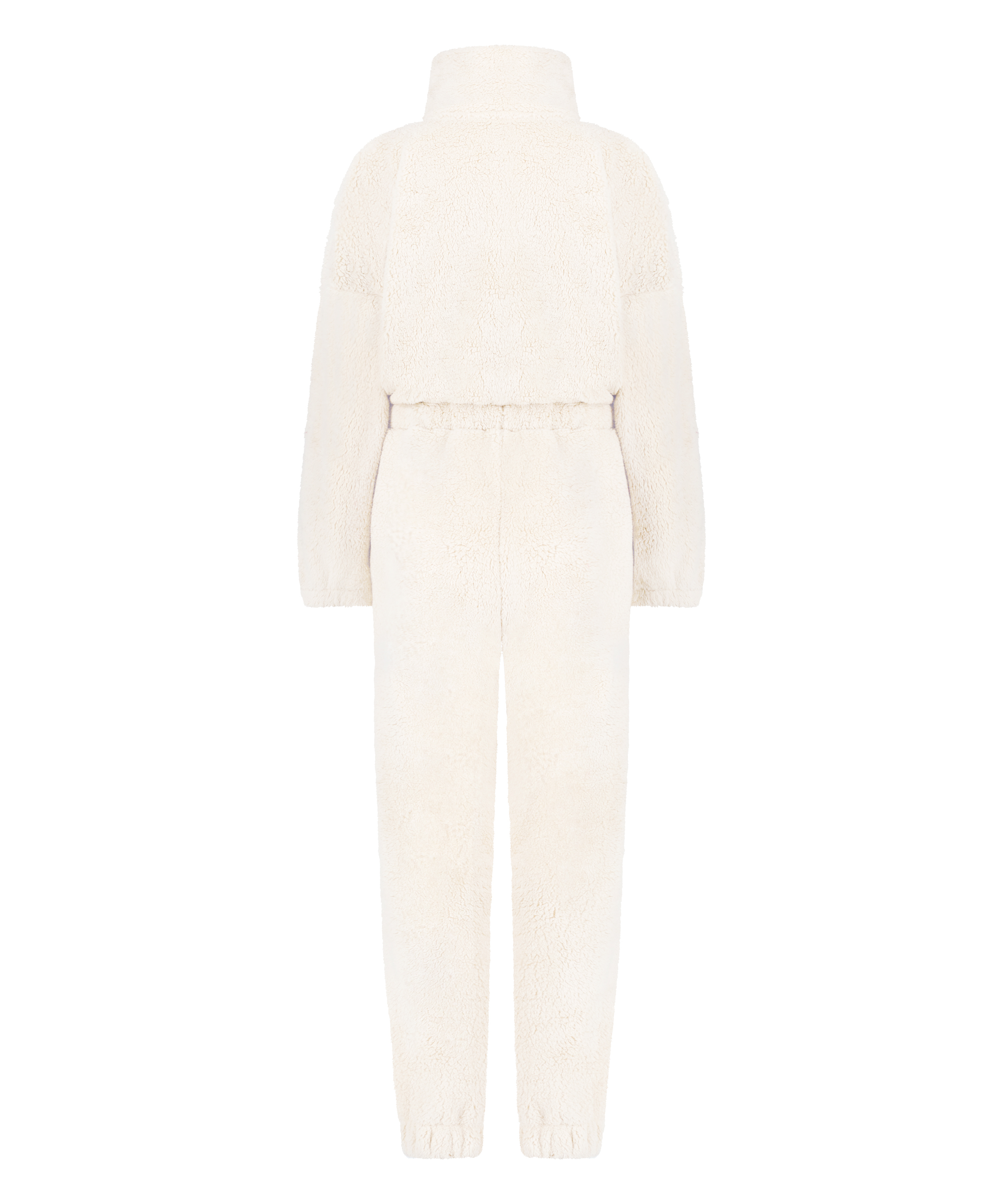 Fleece Onesie, White, main