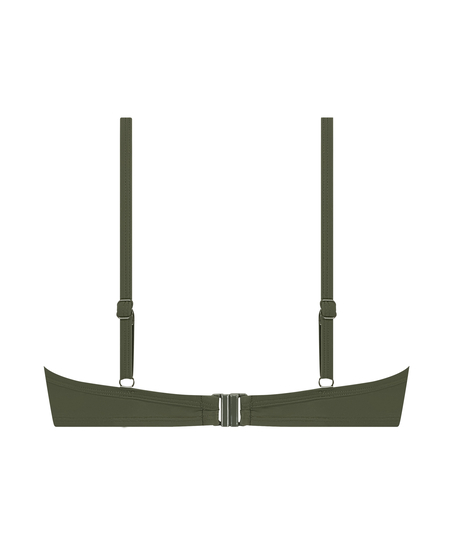 Luxe Bikini Top, Green