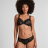 Daisy Non-Padded Underwired Bra, Black