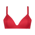 Mona Padded Non-Wired Push-Up Bra, Red