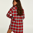 Boyfriend Check Nightshirt, Red