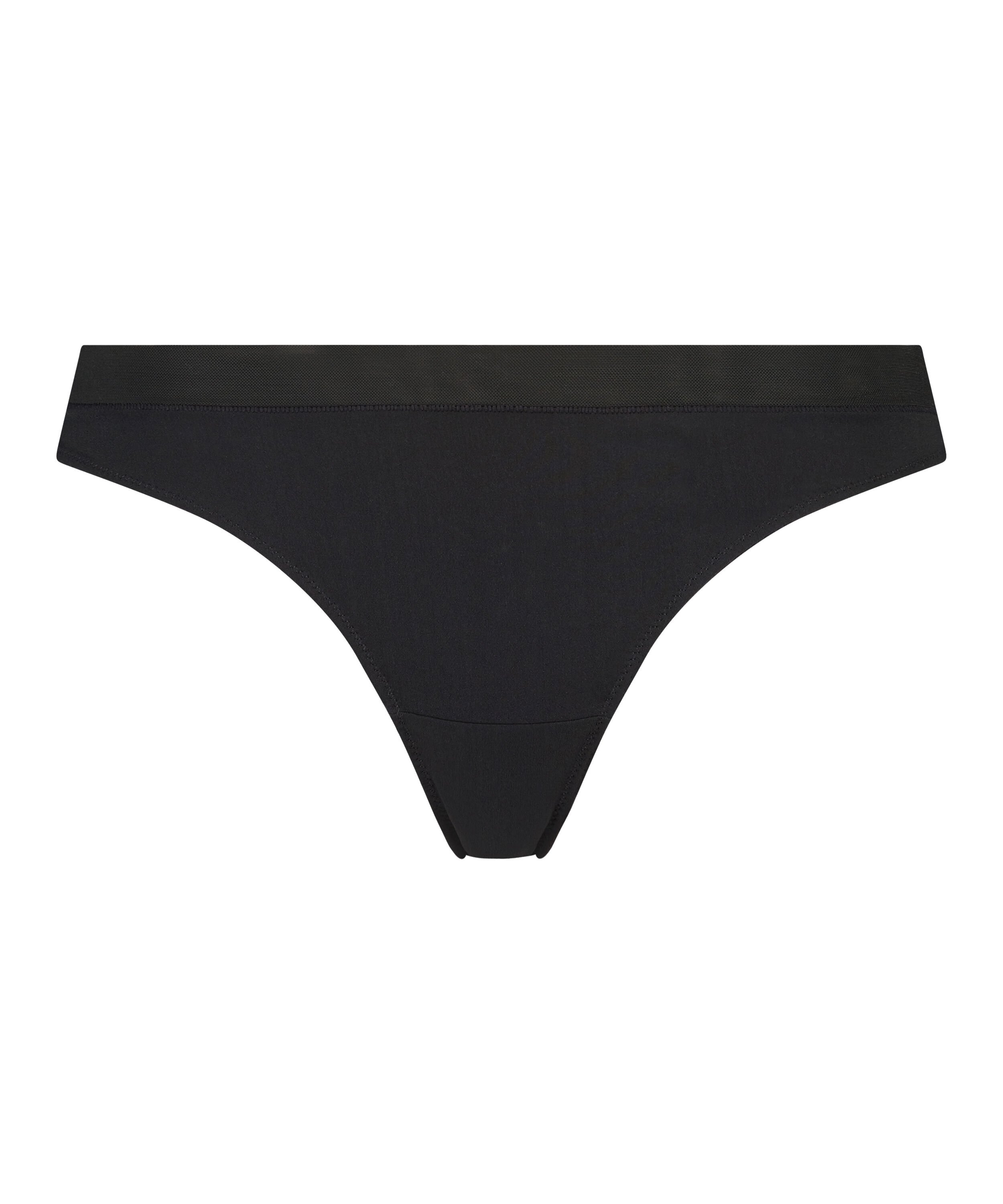 Mesh thong, Black
