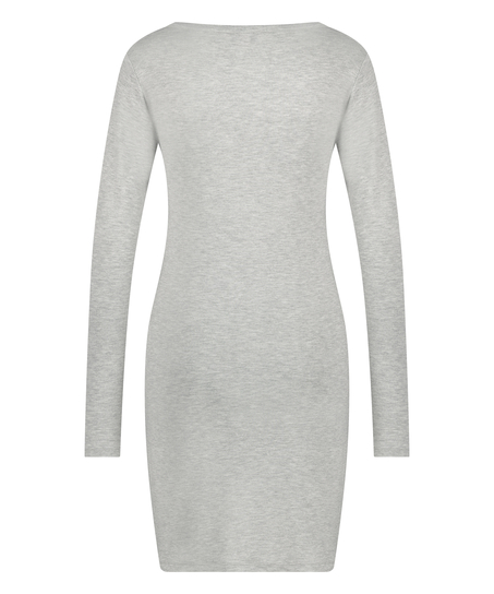 Henley Nightshirt, Gray