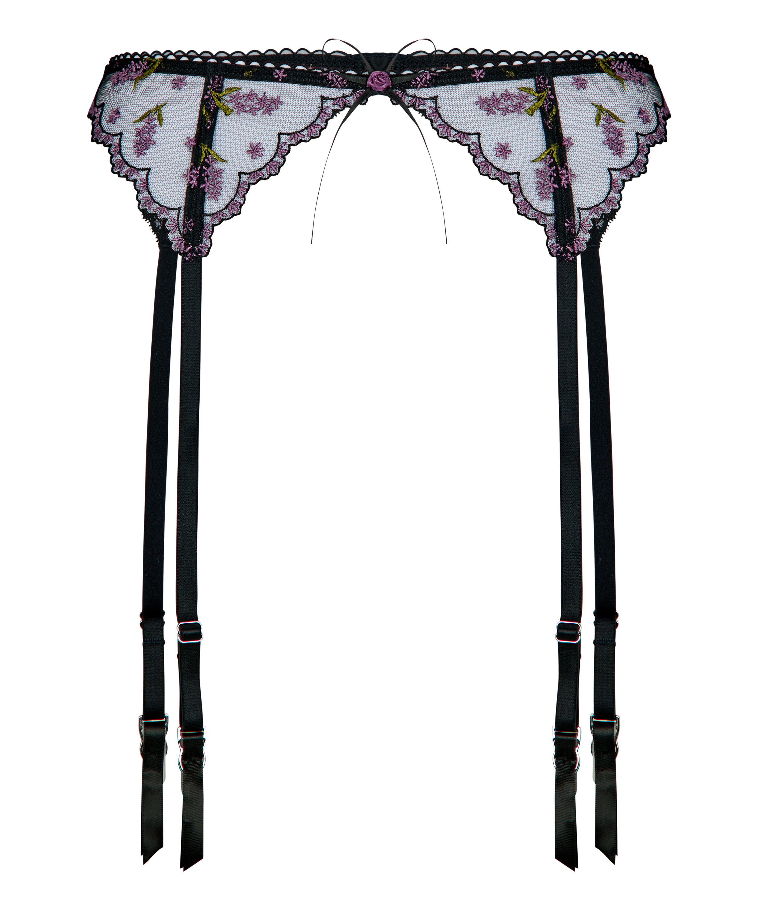 Suspender Iris, Black